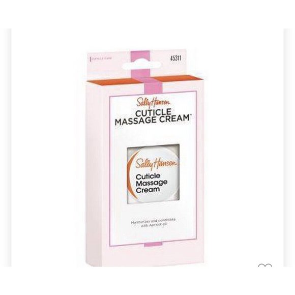 New Sally Hansen Cuticle Massage Cream Apricot Oil Manicure Nails 0.4 oz - Picture 1 of 2
